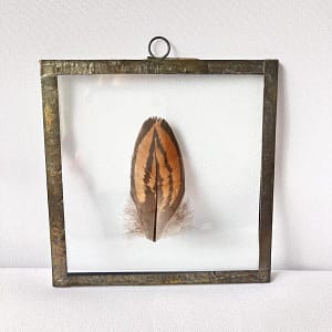 Hanglijstje 10 x 10 veertje