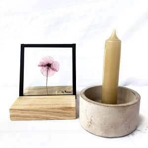 Bloemenlijst met klaproos 10  x 10