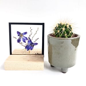 Bloemenlijst met ridderspoor 10  x 10