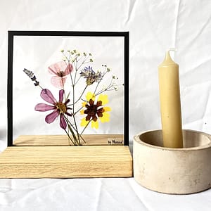 Plukboeket met o.a. klaproos, gipskruid en lavendel 15 x 15