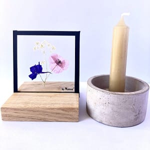 10 x 10 ridderspoor, schermbloem en klaproosje