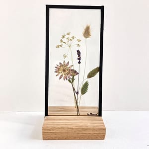 Lijst met een boeket van wilde bloemen 10 x 20