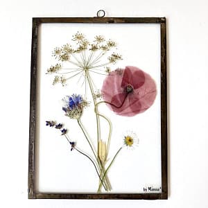 Hanglijst 15 x 20 Veldboeket met klaproos en korenbloem