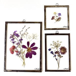Hanglijst 15 x 20 Boeket met o.a. klaproos en cosmea