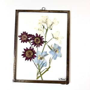 Hanglijst 15 x 20 Boeket met Zeeuws knoopje en ridderspoor