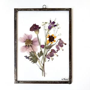 Hanglijst 15 x 20 Veldboeket met cosmea en gebroken hartje