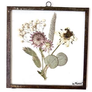 Hanglijst 15 x 15 Boeket met Zeeuws Knoopje en gipskruid