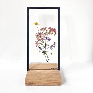 Lijst met een boeket van wilde bloemen 10 x 20