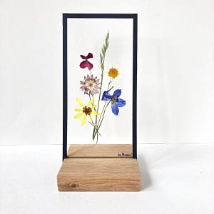 Lijst met een boeket van wilde bloemen 10 x 20