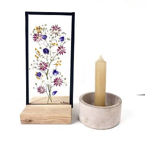 Lijst met eens speciale bloemenmix 10 x 20