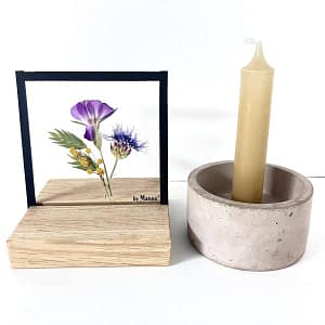 10 x 10  bolderik en korenbloem in een boeketje