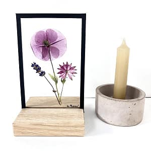 Lijst 10 x 15 Lavendel, klaproos en Zeeuws knoopje