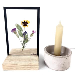 Lijst 10 x 15 Boeket met meisjesogen en lavendel