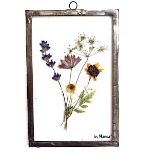 Hanglijst 10 x 15 Wildboeketje met oa lavendel en kamille.